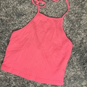Hot pink Halter top